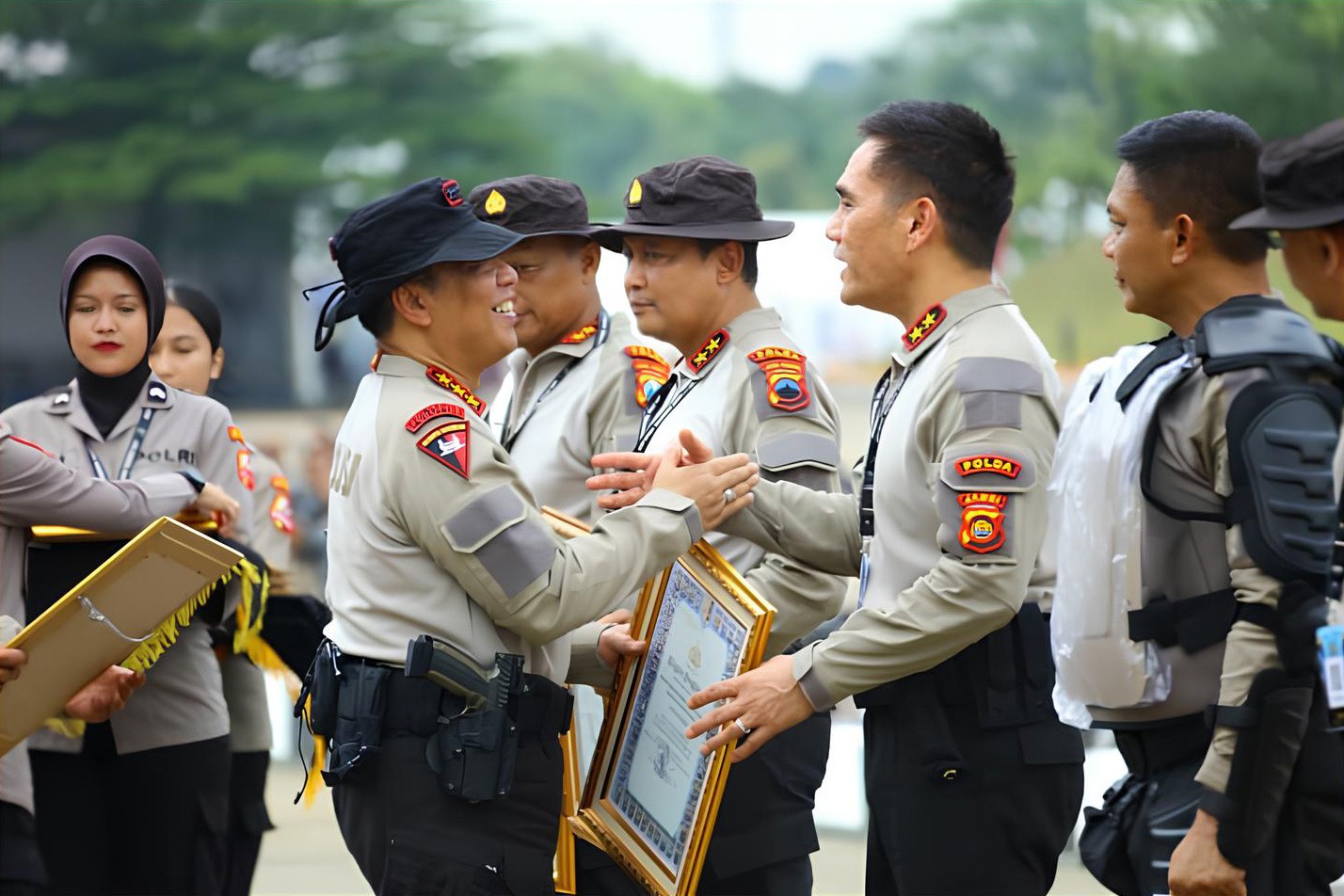 Polda Jambi Kembali Menorehkan Prestasi Membanggakan di Tingkat Nasional Dengan Meraih Peringkat Terbaik 3.