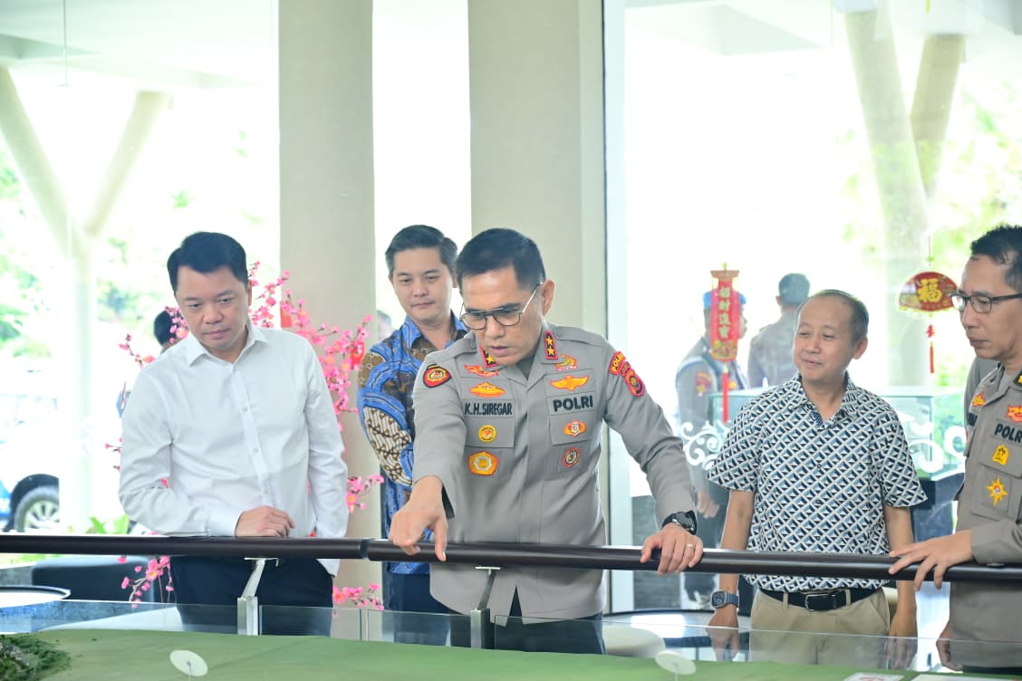 Kapolda Jambi Tinjau Lokasi Pembangunan Gerai Samsat Polres Muaro Jambi di Kawasan CRC.